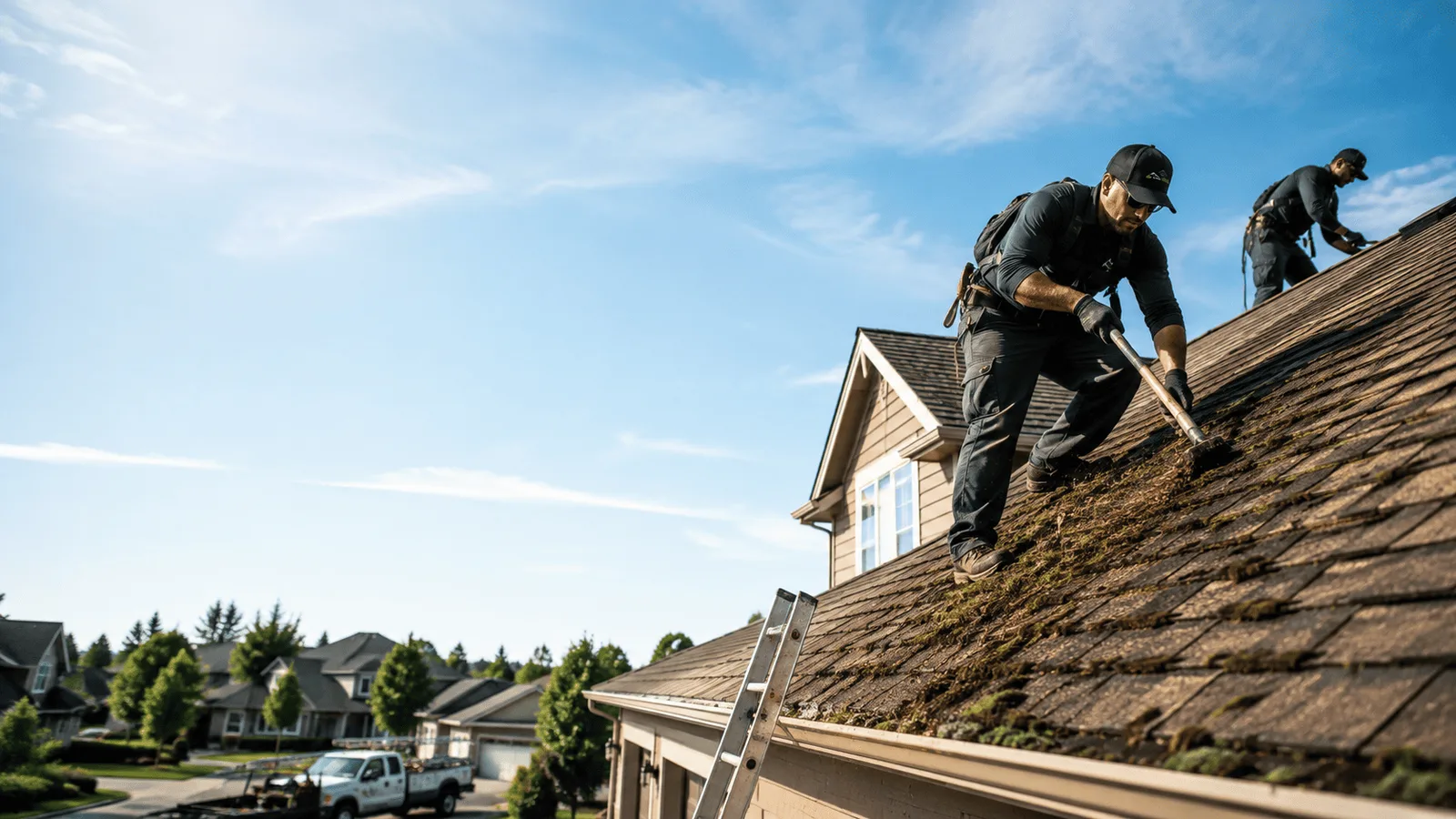 Roof Moss Removal in Bakersfield, VT near me